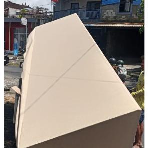 Material kanopi sunbrella lokal Besi Hollow 4x4x1.2mm Kain sunbrella lokal Cat dasar epoxi Finising rangka cat hitam dop Alamat : Jl Cempaka I No 7AB Dalung Kuta Utara - Bali Telepon 0811 3999 945